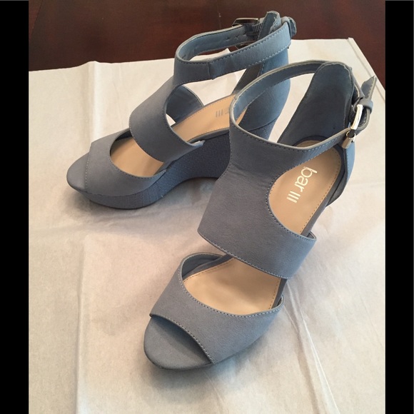 Bar III Shoes - Bar III sandals - size 5-“Sophie” style-blue/grey
